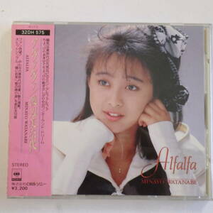 中古CD 帯付★渡辺美奈代 アルファルファ★旧規格 税表記無し 定価3200円 32DH-575 おニャン子クラブ