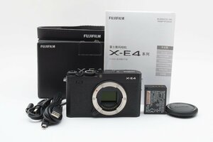 10ショット！元箱付きで■美品■ FUJIFILM X-E4 富士フイルム ボディ ブラック 黒