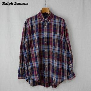 Ralph Lauren FLANNEL SHIRTS L SHIRT23044　ラルフローレン フランネルシャツ 長袖シャツ ボタンダウンシャツ