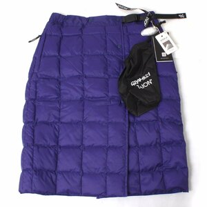 23AW【タグ付き・新品】TAION GRAMICCI DOWN SKIRT 定価13,200円 sizeM G3FW-SK104-TG NIGHTPURPLE グラミチ タイオン ダウンスカート