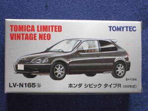 1/64 TOMYTEC トミーテック トミカリミテッドヴィンテージ neo LV-N165b ホンダ シビックタイプR 99年【EK9・TYPE R・B16B・DOHC VTEC】