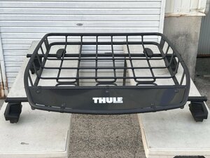 【中古】 THULE スーリー ルーフラック 859XT ルーフキャリア Thule SE-33033 (24050020)【発送不可・直接引き取り限定】