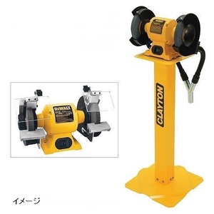 【米軍放出品】未使用品 ベンチグラインダー スタンド付き DeWALT DW758 200mm 研磨 研削 電動工具 (220) ☆BK18GK-W#24