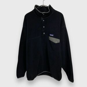 patagonia パタゴニア シンチラフリーススナップT ブラック L