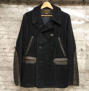 RRL LIMITED EDITION ダブルアールエル JACKSON INDIGO CORDUROY PEACOAT ラルフローレン サイズS ネイビー系 店舗受取可