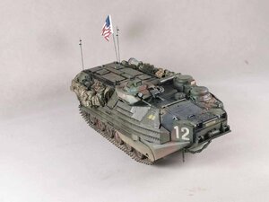 1/35 米軍 水陸両用車 aav7-3 内部構造改造塗装済完成品