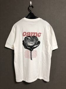 名作 OAMC ROSEDALE T-SHIRT KNITTED バック プリント ポケット クルーネック Tシャツ OAMS708867 オーエーエムシー S ホワイト