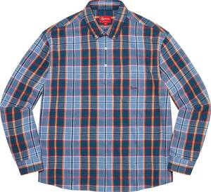 Supreme 23SS Week7 Pullover Plaid Flannel Shirt ネルシャツ チェックシャツ XXL BLUE NEIGHBORHOOD SAPEur STUSSY