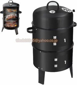 【ケーリーフショップ】バーベキュー コンロ bbq バーベキューコンロ 2段グリル 6人用 バーベキューセット 直径38cm 炭 キャンプ