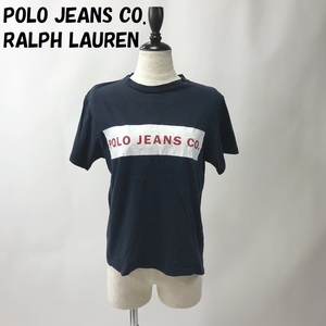 【人気】POLO JEANS CO. RALPH LAUREN/ポロ ジーンズ カンパニー ラルフローレン 半袖Tシャツ ネイビー サイズS レディース/S677