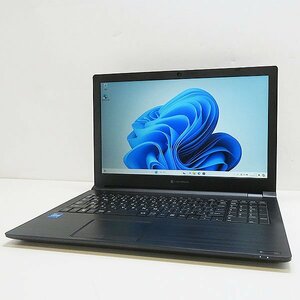 ▽東芝 dynabook B65/HU【Core i7-1165G7/8GB/SSD256GB(M.2)/Win11Pro_64bit/テンキー/マルチ/15.6型/AC付属】