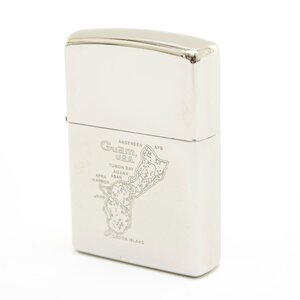 ◇532590 ZIPPO ジッポー オイルライター Guam USA グアム 鏡面仕上げ レディース シルバー