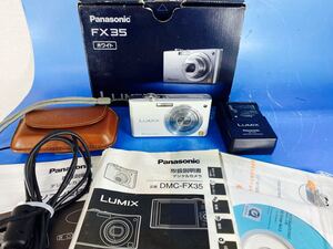 LUMIX Panasonic コンパクトデジタルカメラ　FX35 充電器 バッテリー2個　ケース　箱　説明書　付き