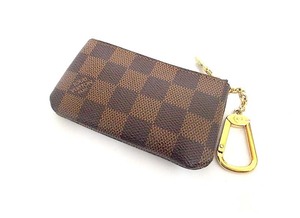 良品 Louis Vuitton ルイヴィトン ダミエ・エベヌ カードケース ポシェットクレ N62658 コインケース 小銭入れ