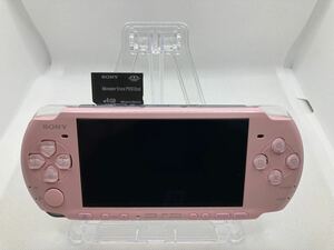 美品　PSP3000ピンク③ メモリーカード付き　 SONY ソニー プレイステーションポータブル