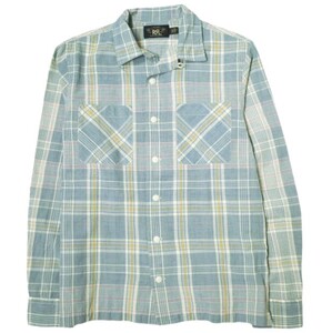 RRL ダブルアールエル TOWNS CAMP SHIRT - MADRAS PLAID マドラスチェックキャンプシャツ 782890001001 S Light Blue Double RL g20702