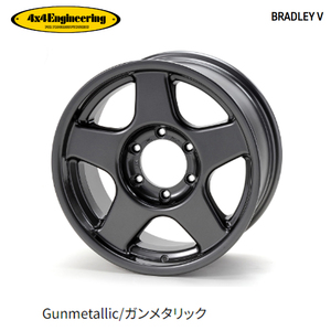 送料無料 フォーバイフォー エンジニアリング BRADLEY Ｖ (GM) 7J-16 +29 5H-114.3 (16インチ) 5H114.3 7J+29【2本セット 新品】