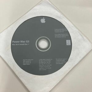 Power Mac G5 Mac OS X Install Disc 