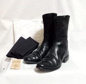 【極美品 CCP】DIAGONAL ZIP BOOTS