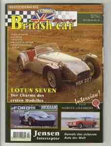 【d1121】96.4 British Classic Sports Car Magazine №4／ロータスセブン、フォードGT40、ジェンセンインターセプター、...