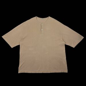 Auralee Super Soft Pique Henly Neck Size5 オーラリー スーパーソフト ピケ ヘンリーネック 鹿の子 ヘンリーネックTee Tシャツ archive