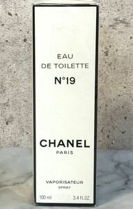 rrkk3280 未開封 シャネル CHANEL EAU DE TOILETTE N°19 CHANEL PARIS VAPORISATEUR SPRAY 100 ml オードトワレ フィルム付き