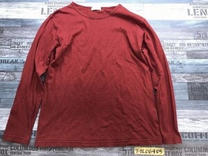 NAVY KID’S キッズ 日本製 コットンカットソー ロンT 160 ダークレッド