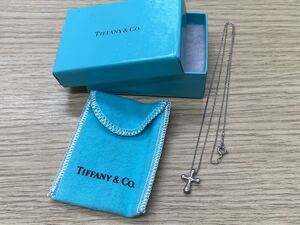 【R1999】Tiffany ティファニー　 TIFFANY シルバー ネックレス ペンダント シルバー925 クロス