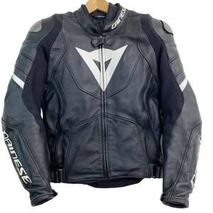 【即決】 DAINESE ダイネーゼ　AVRO 4 LADY LEATHER JACKET レザージャケット 黒系 ブラック系 サイズ48 10908-120