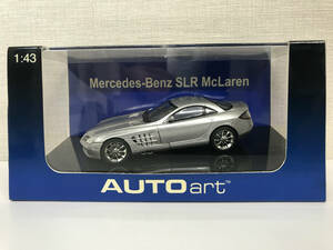 【１円スタート】1/43 AUTOart メルセデスベンツ SLR マクラーレン Merceded Benz SLR Mclaren Silver 561215 ZH