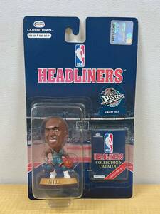 未開封 HEADLINERS フィギュア GRANT HILL バスケット DETROIT PISTONS NBA 同梱可能