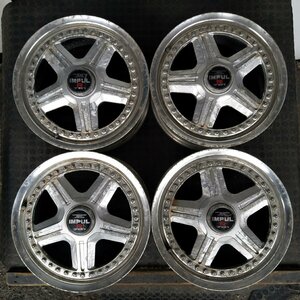 管理番号：A9-51【４本価額】【16x7J 5x114.3 ET+33 ハブ73】IMPUL R701・シビック インテグラ等・店頭引取可能・適格請求書発行可能