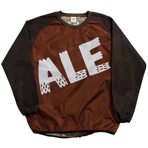 ale (アレ) 森の ピステ トップ (M) BROWN a21FW-MPT | futsal soccer フットサル サッカー ブラウン ジャージ