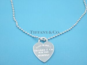 381499【1円スタート】TIFFANY＆Co. ティファニー リターントゥ ハート タグペンダント 925 ロング ネックレス チェーン86cm