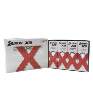 【新品】SRIXON スリクソン 2022年モデル X3 ゴルフボール ホワイト系 1ダース [240101296191] ゴルフウェア