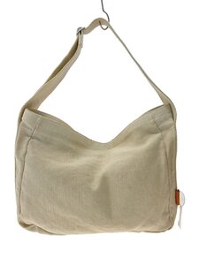 Hender Scheme◆square shoulder bag small/ショルダーバッグ/コットン/IVO