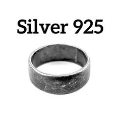 【不滅の魅力】 silver925 銀製 リング 14号 80s ヴィンテージ