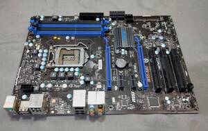 【中古パーツ】BIOS確認のみ、MSI H55-S01 マザーボード　LGA1156 ■MB5502