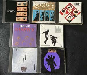 ★BOOWY/CD7枚セット/BEAT EMOTION/MORAL+3/LAST GIGS/ ジャスト・ア・ヒーロー//インスタント・ラブ/GIGS/ボウイ★