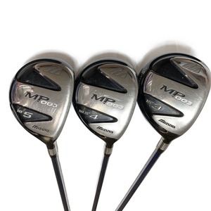 ◎◎ MIZUNO ミズノ MP003 3.4.5ＦＷ フェアウェイウッド 3本セット QUAD 6 BUTT STIFF R 傷や汚れあり