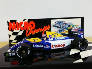 ■ PMA MICRO Champs 1/64 MCH651302 Williams FW14B Mansell ウィリアムズ ルノー ナイジェル・マンセル F1レーシングミニカー