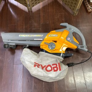 f001 YO RYOBI リョービ RESV-1000 ブロアーバキューム 屋外用 掃除機 送風機 動作品