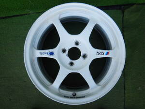 ★鍛造 SSR Type C 超軽い★16×7JJ OFF:+42 PCD100-4H ハブ径；67mm 傷、汚れ、錆、塗装がれ等あり 1本 MADE IN JAPAN