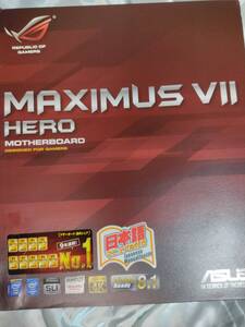 中古動作品：ASUS MAXIMUS VII HERO LGA1150 Z97