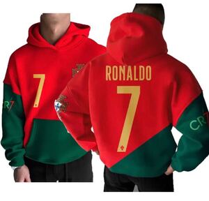 C ronaldo-メンズ長袖フード付き,高品質のジャケット パーカーS〜2XL/サイズ選択可