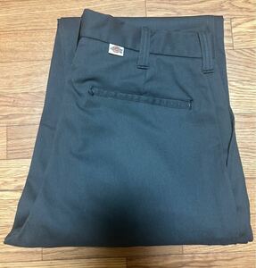  【USA製】ミント DICKIES ディッキーズ 80s 42TARON W32 ワークパンツ チビタグ ピスタグ ジップ 874 made in usa チャコール BLACK