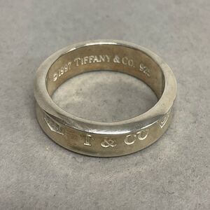 営KW606-60◆ TIFFANY&Co. ティファニー ナローリング 925刻印 サイズ約22号 シルバー 指輪 総重量8.39g