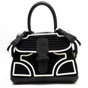 DELVAUX デルヴォー ハンドバッグ ショルダーバッグ ブリヨンMM チャンピオン PVC/シリコン ブラック t19545a