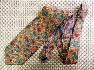 【在庫処分セール】●特売●FK4815●クレージュ【花 植物 柄】ネクタイ●