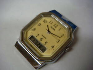 ◆◇８９６Ｘ【アンティーク】旧モデル　セイコーアルバ　穴デジタル腕時計（動品）NCNR◇◆